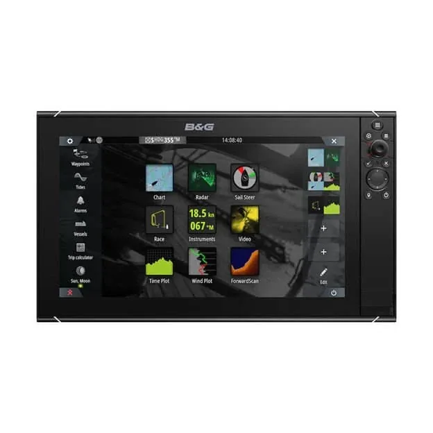 B&G Zeus 3S 16 chartplotter with world basemap