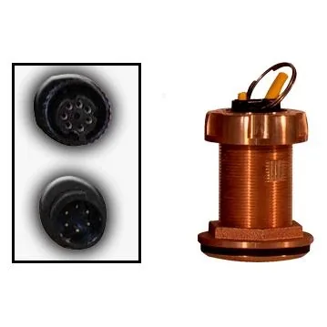 Furuno 235DHT-MSE Transducer Bronze Thru-Hull Depth High Precision Temp