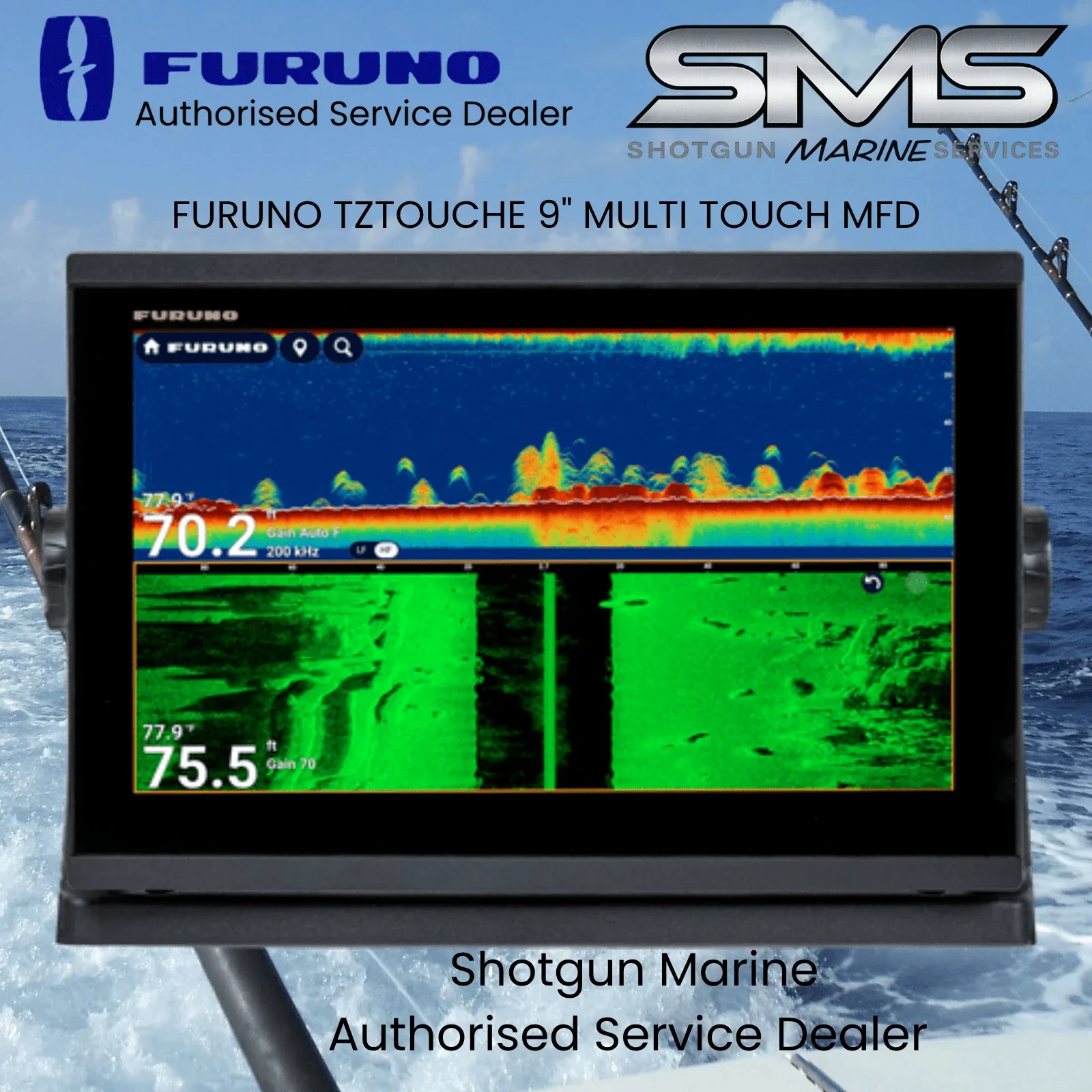 Furuno NavNet TZtouchE TZT9E 9" MFD