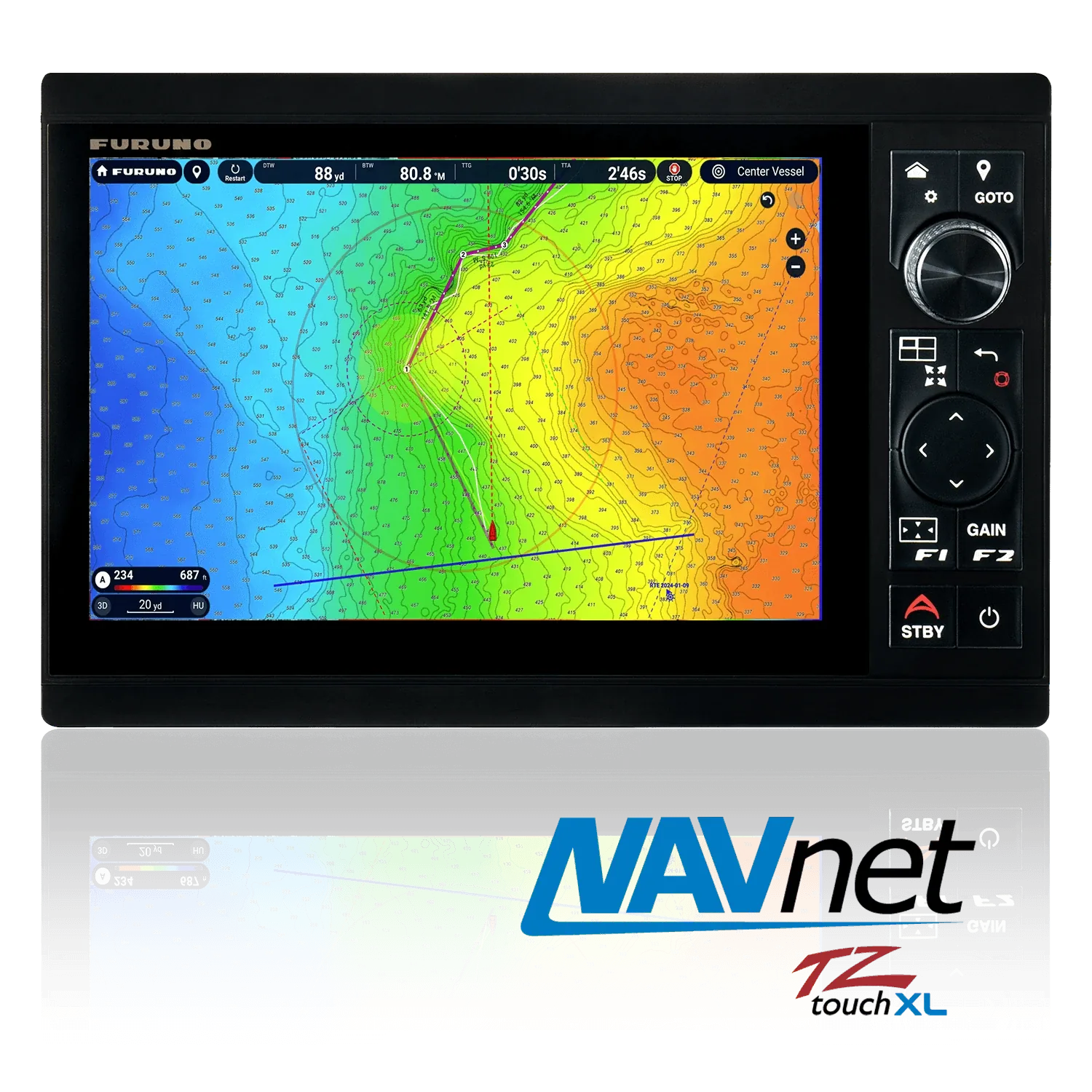 Furuno TZT10X 10.1 inch Wide MFD TFT IPS LCD