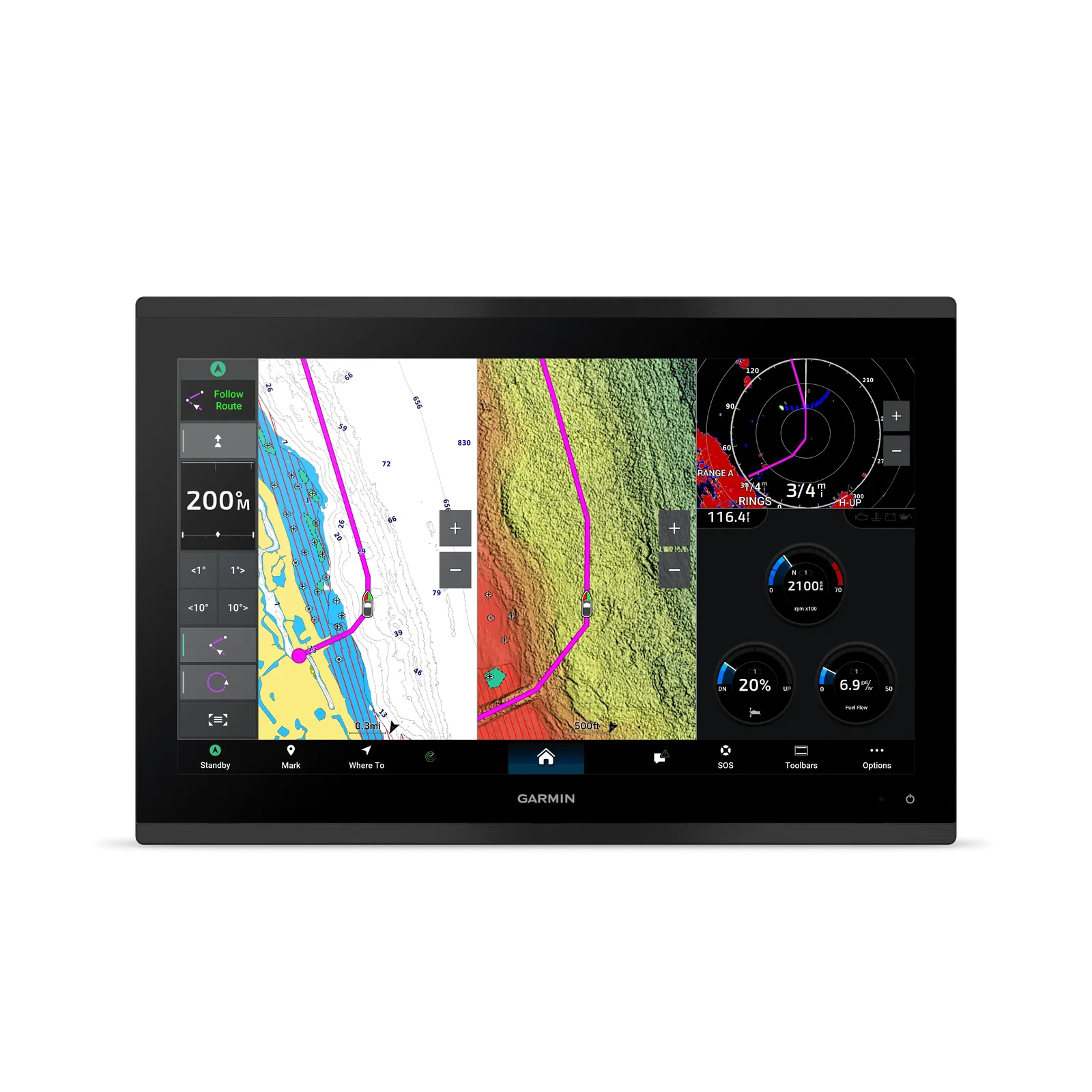 Garmin GPSMAP 9017xsv 17" Chartplotter Sounder