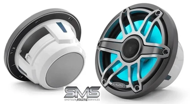 JL Audio M6-650X-S-Gm TI-I Speakers LED Lighting Titanium Sports Grill