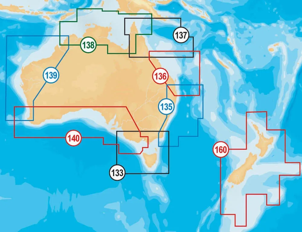 Navionics Platinum+ XL Cleveland Bay to Qld Chart Card