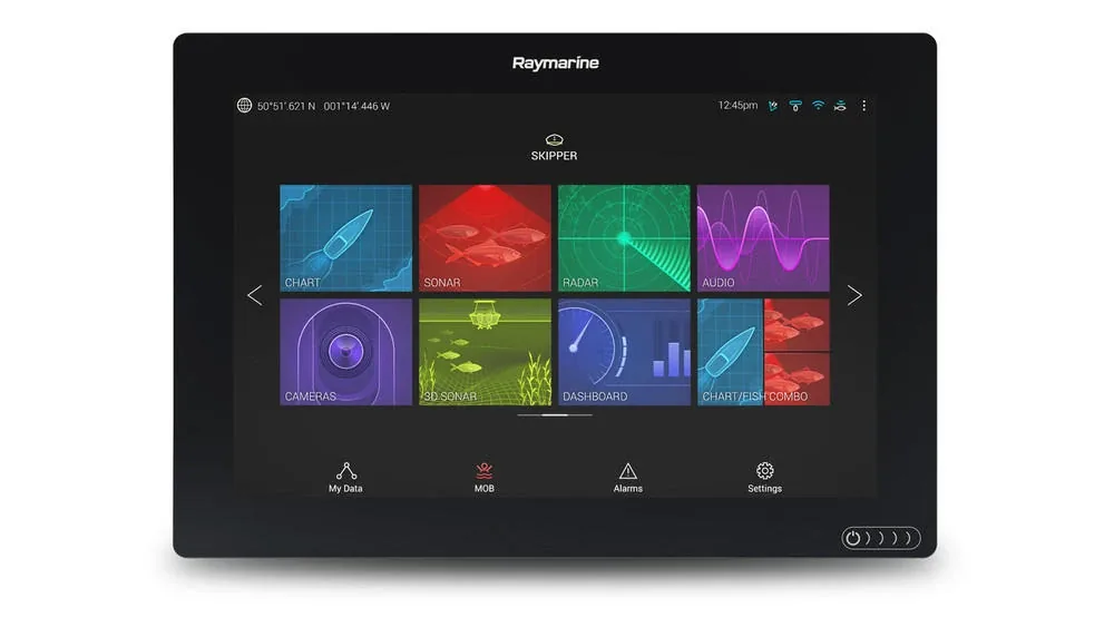 Raymarine Axiom 12 RV Multi-function Display with integrated RealVision 3D & 600W Sonar