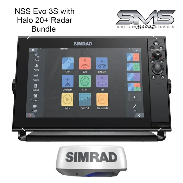 Simrad NSS12 evo3S combo chartplotter & Halo 20+ Radar Bundle